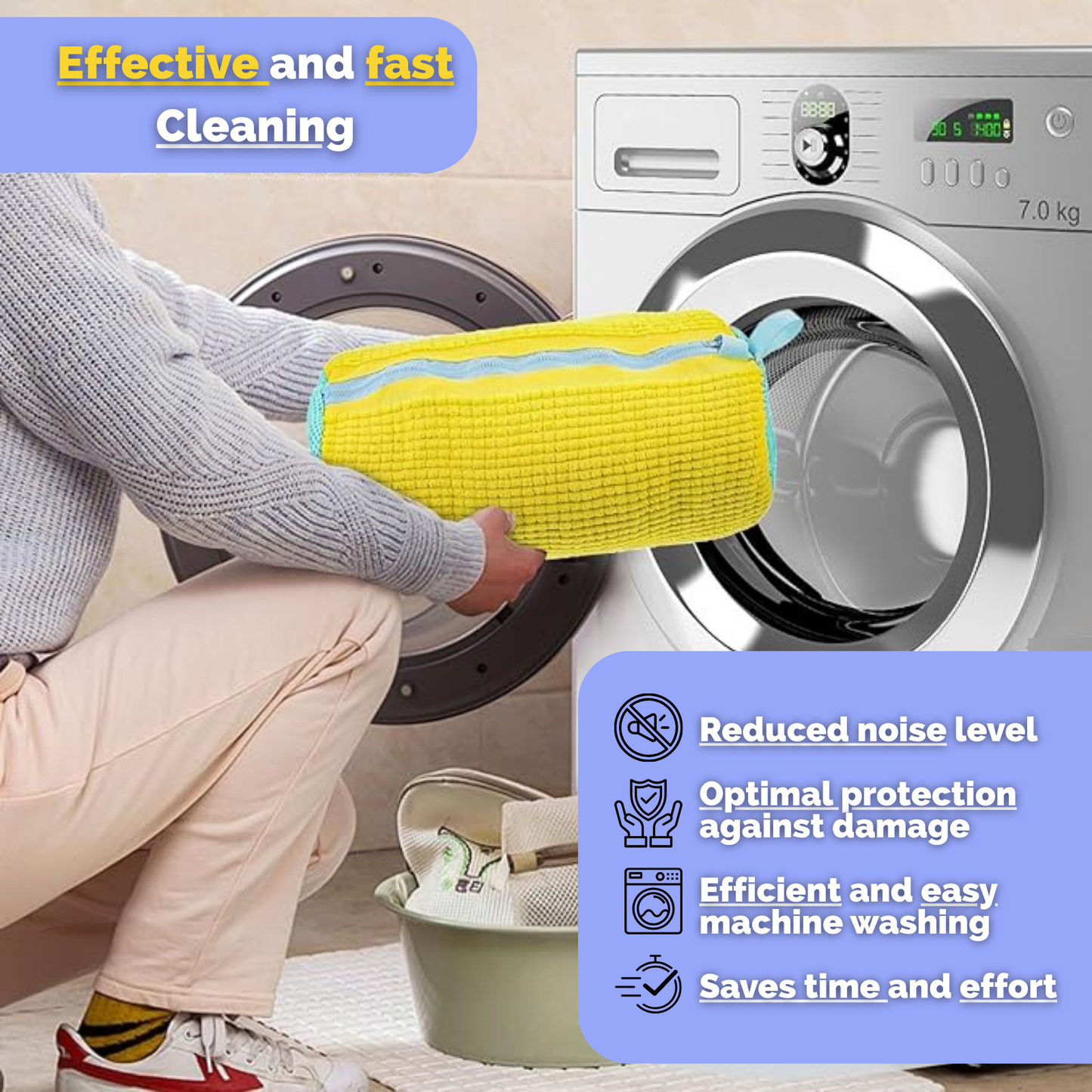 ShoeShell™ - Laundry Shoe Bag